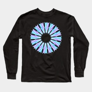 Blue mandala Long Sleeve T-Shirt